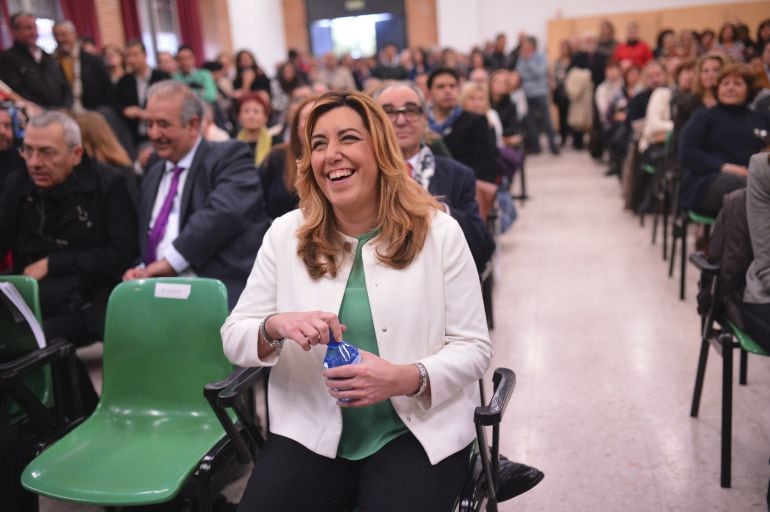 Susana Díaz en su visita al Centro de Servicios de Levante en Córdoba