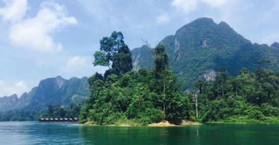 Parque Nacional de Khao Sok en Tailandia.