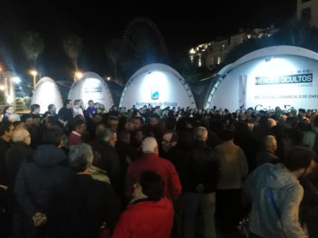 Concentración organizada por la Plataforma del Bosque Urbano