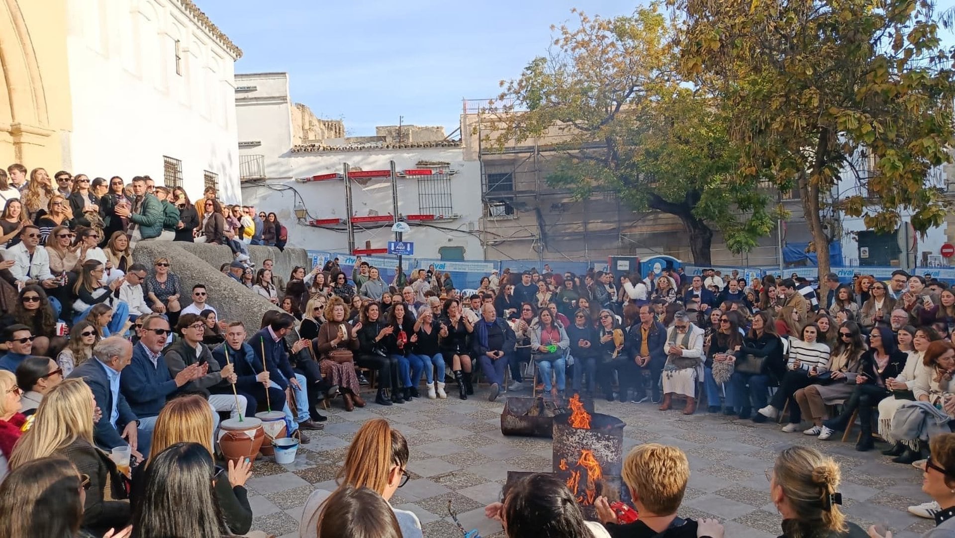 Una zambomba durante la Navidad de 2025 en Jerez de la Frontera
