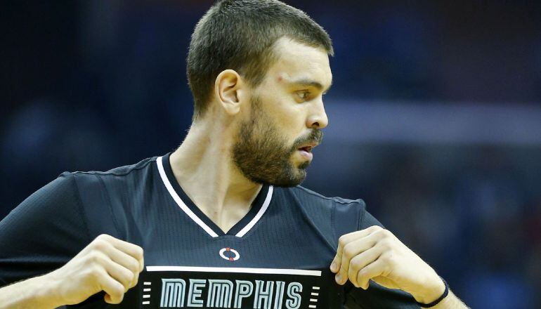 Marc Gasol, durante un partido ante los Chicago Bulls