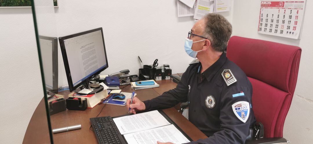 Subinspector-jefe de la Policía Local Isidro Arribas