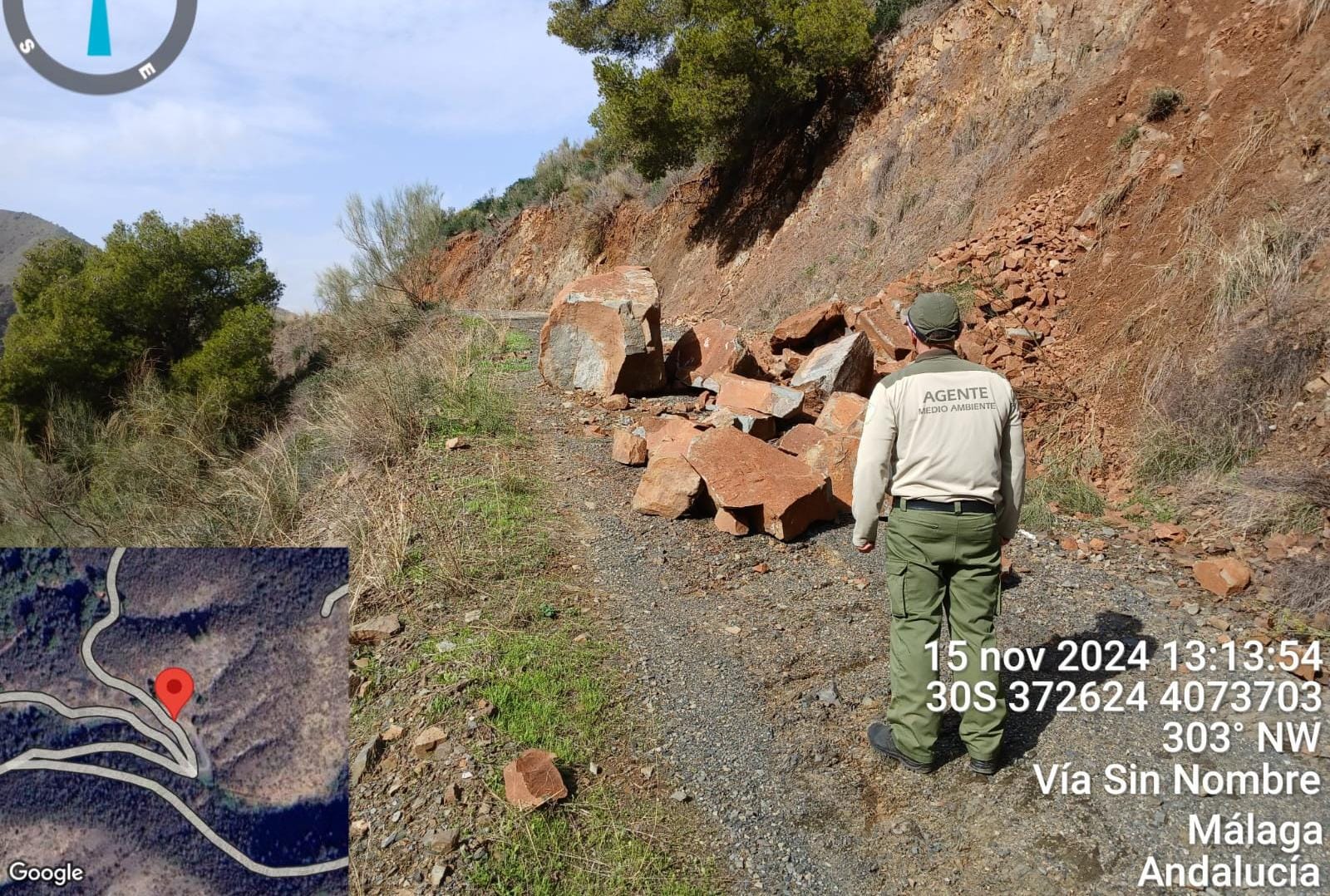 Trabajos en Los Montes