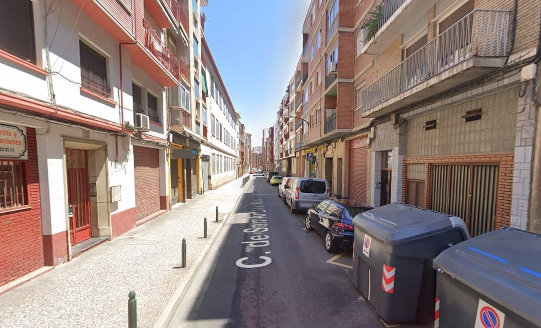 Calle de San Antonio Abad en Zaragoza