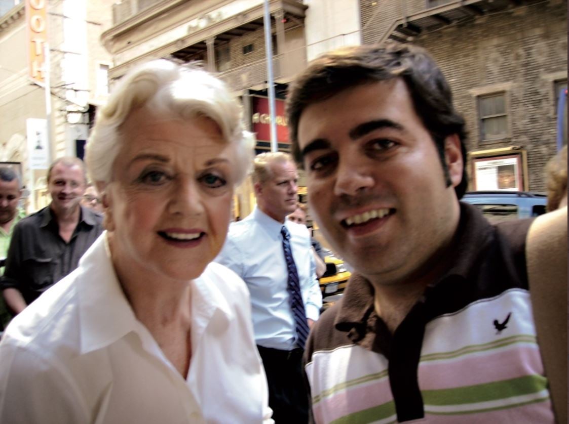 El momento en el que el periodista conoció a Angela Lansbury