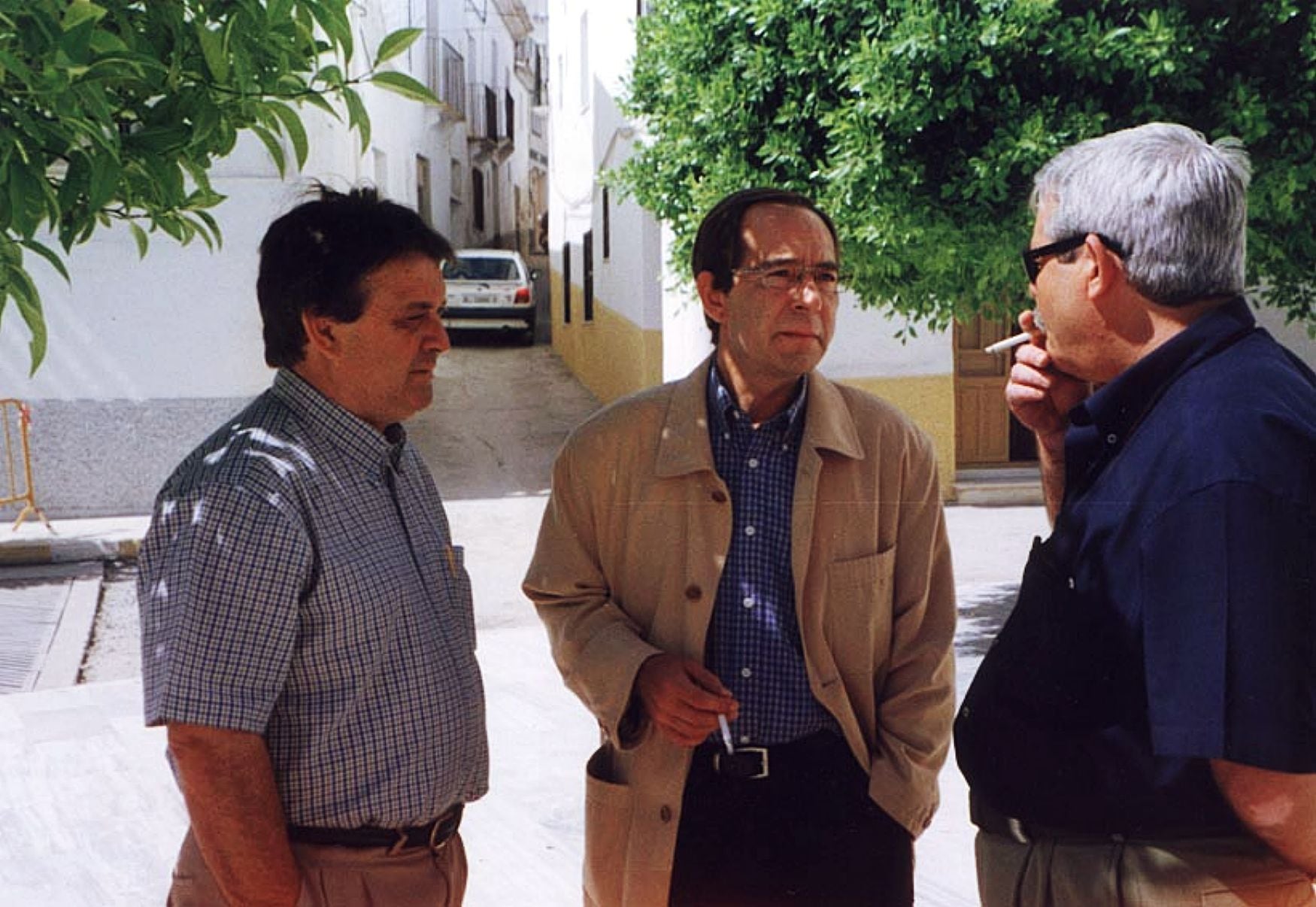 Juan Rojas, Santiago Martínez Cabrejas y Luis Caparrós.