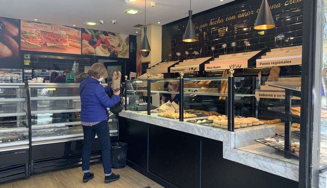 Panadería Granier en el Paseo de Zorrilla de Valladolid