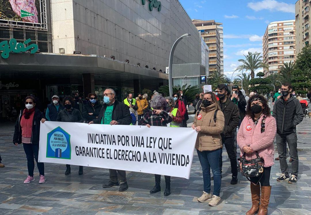 Concentración para exigir la Ley de Vivienda