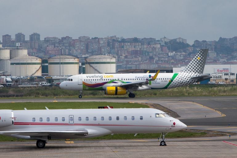 Imagen de arhivo de aviones en el aeropuerto Seve Ballesteros