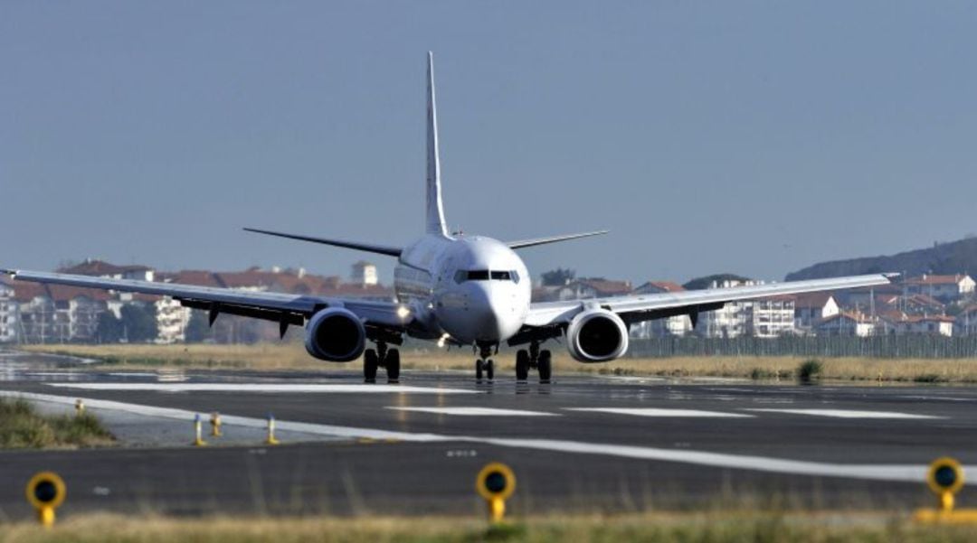 Imagen de archivo del aeropuerto de Hondarribia.