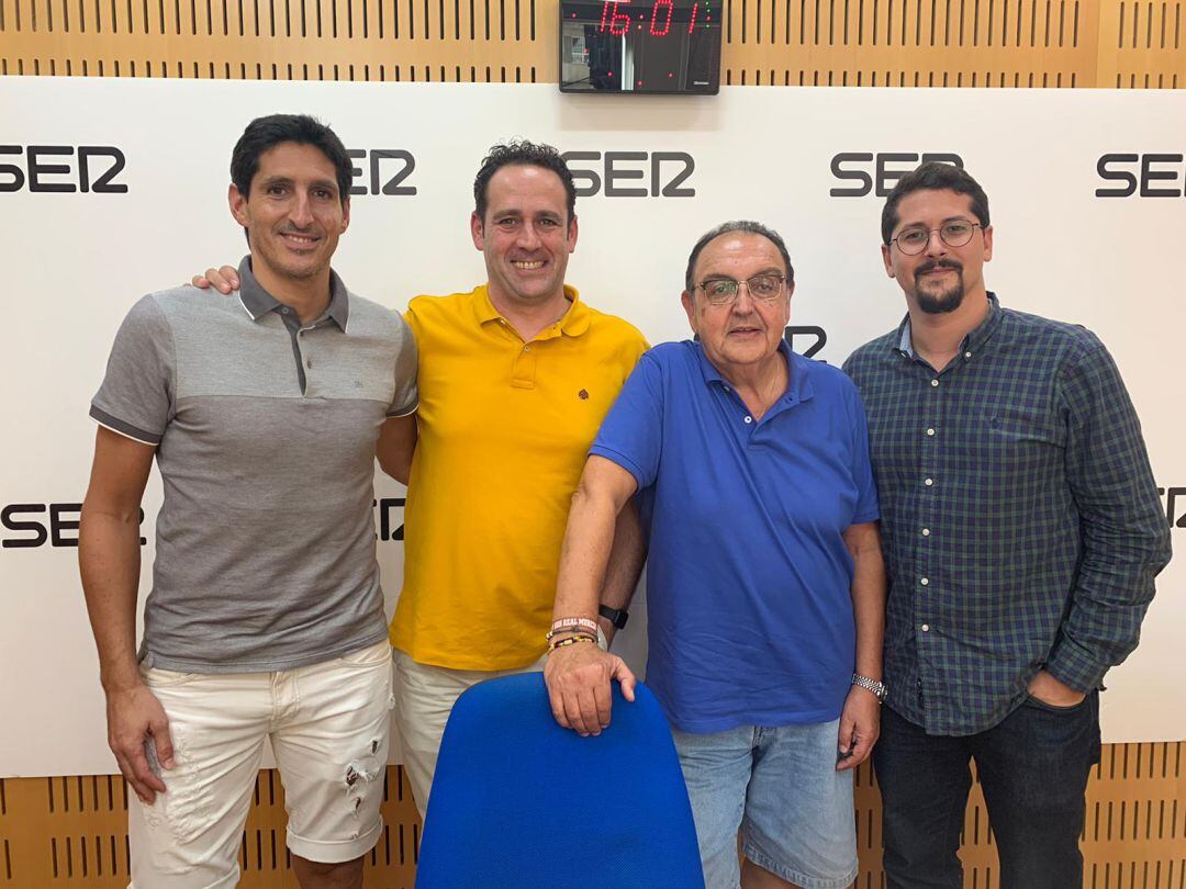 David Karanka, Jorge Fenor, Pepe Pallarés y Jose Antonio Sánchez