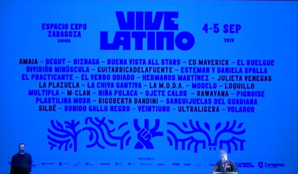 Cartel del festival Vive Latino 2026