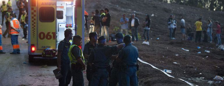 Accidente en el rally de Carral.