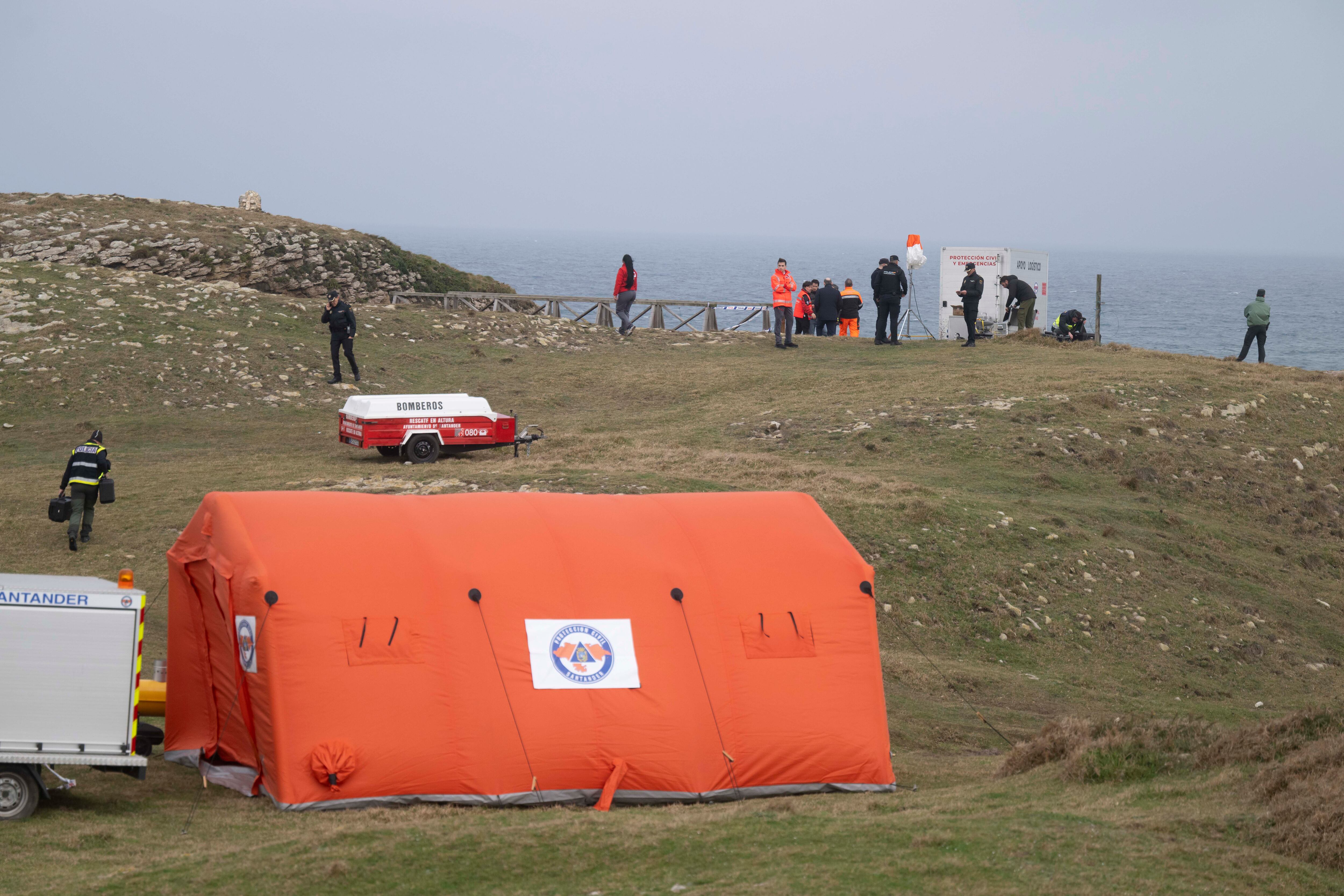 Operativo de rescate en la zona de El Bocal.