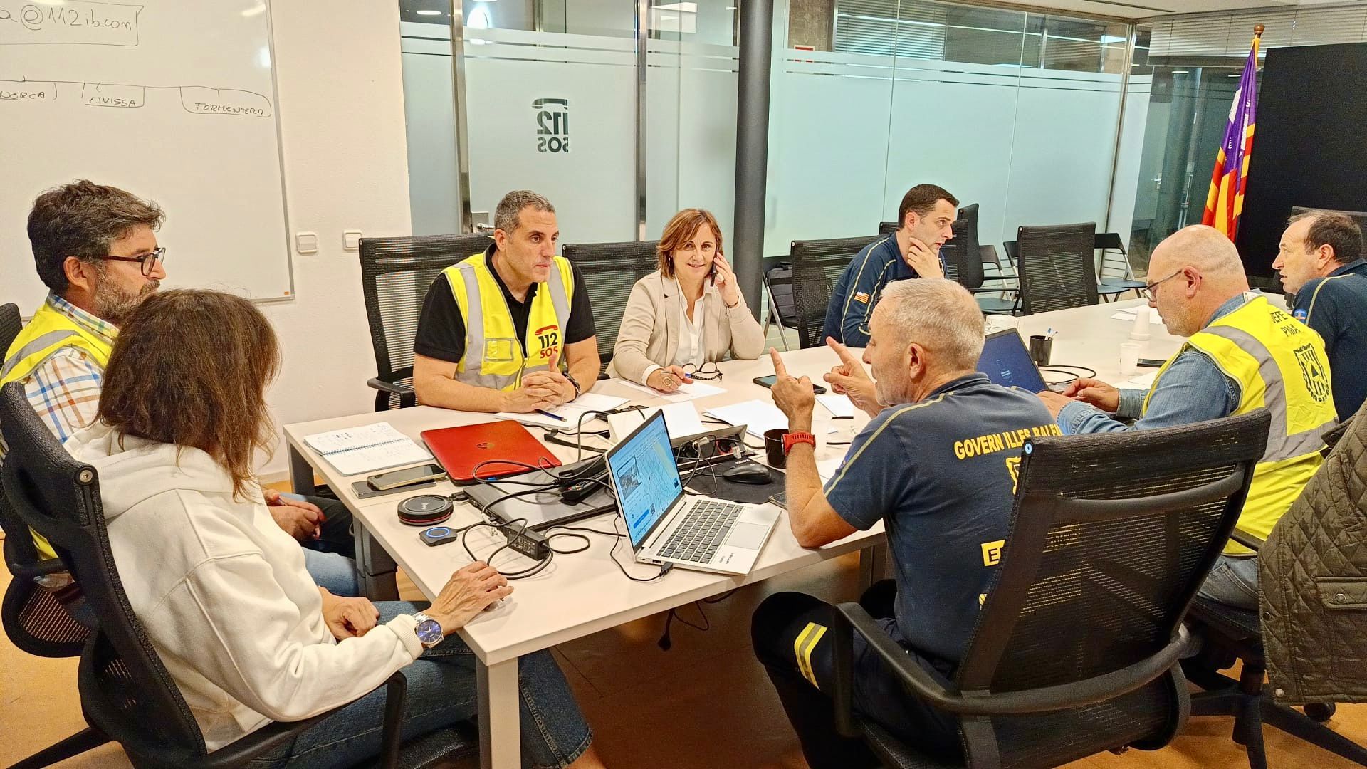 Reunión del centro de emergencias