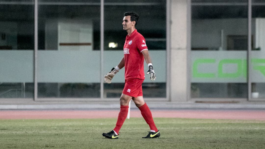 Camacho durante un partido esta temporada en Chapín  