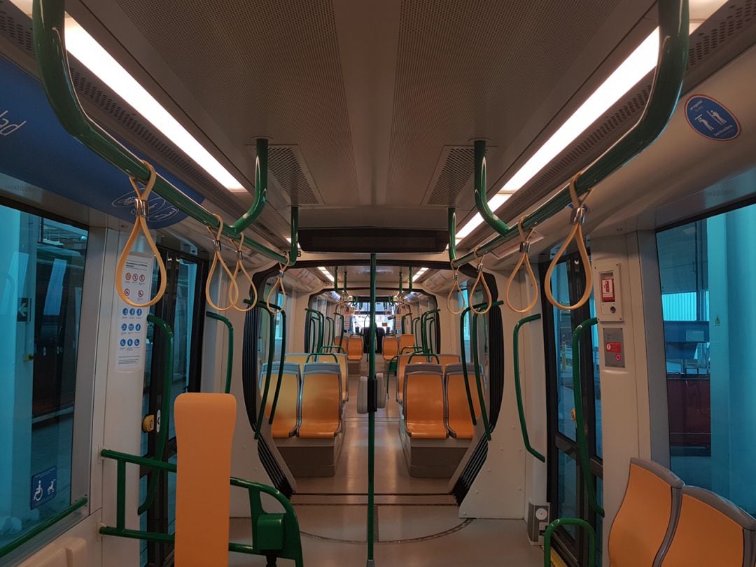 Nuevos asideros en el interiro del metro