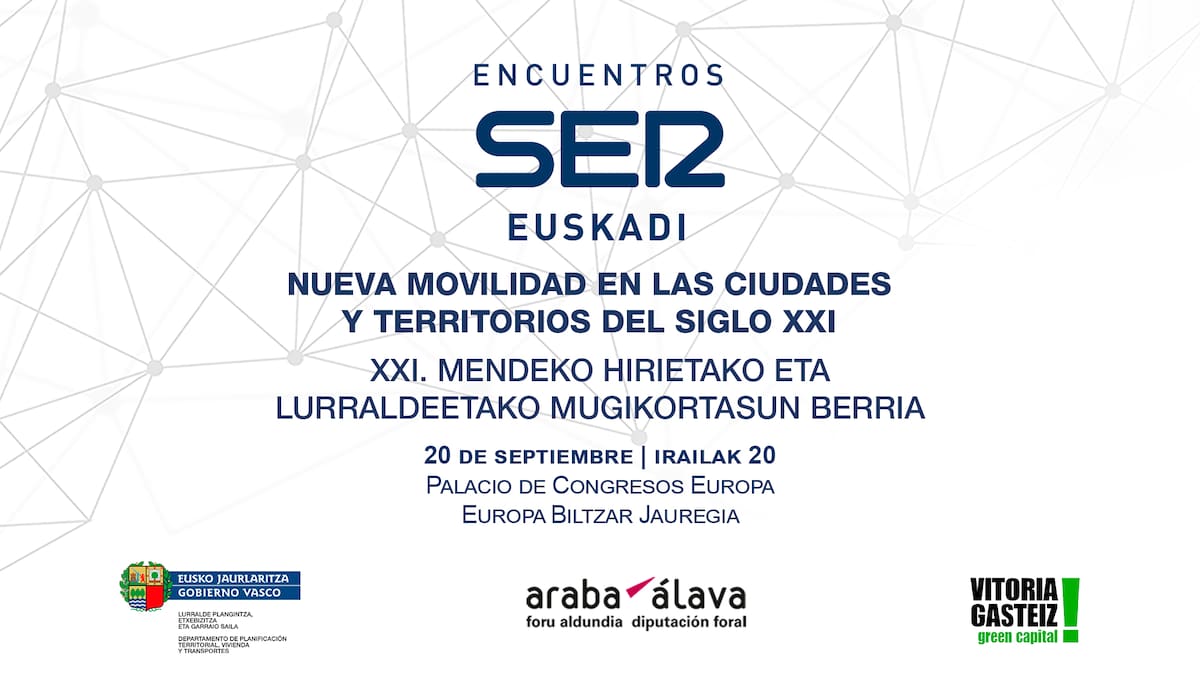 'Encuentros SER Euskadi' por una nueva movilidad que destierre el coche particular