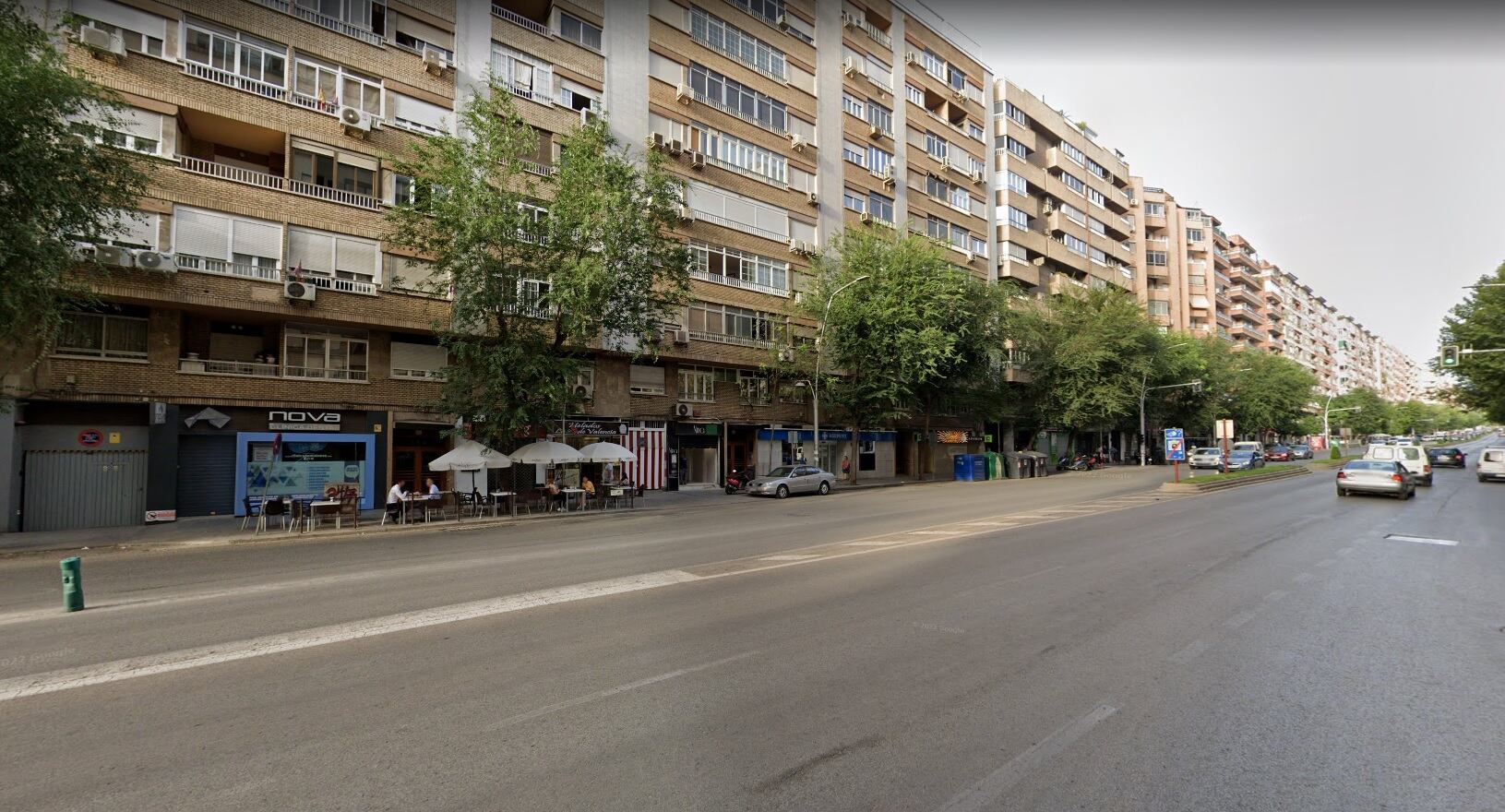 Avenida de Andalucía en la capital jiennense, más conocida como el Gran Eje