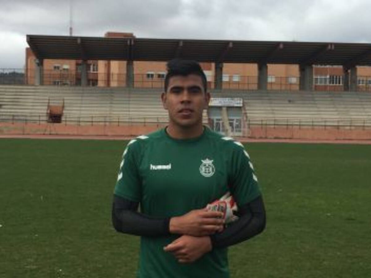 Néstor Duvan, el joven portero colombiano que estará a prueba en el Conquense