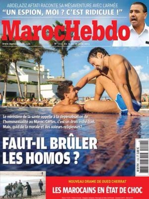 La polémica portada de &#039;Maroc Hebdo&quot;