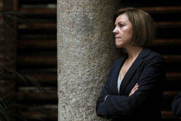 La secretaria general del Partido Popular y ministra de Defensa, Maria Dolores de Cospedal