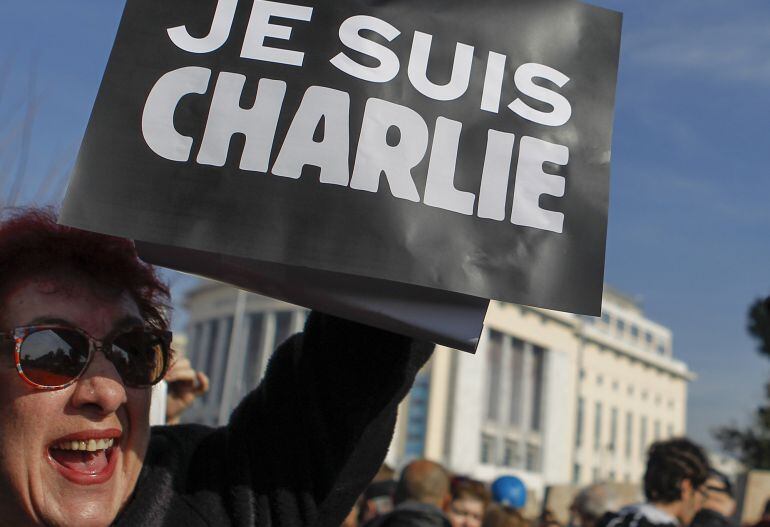 La frase &#039;Je suis Charlie&#039; ha servido para expresar la solidaridad frente a los atentados