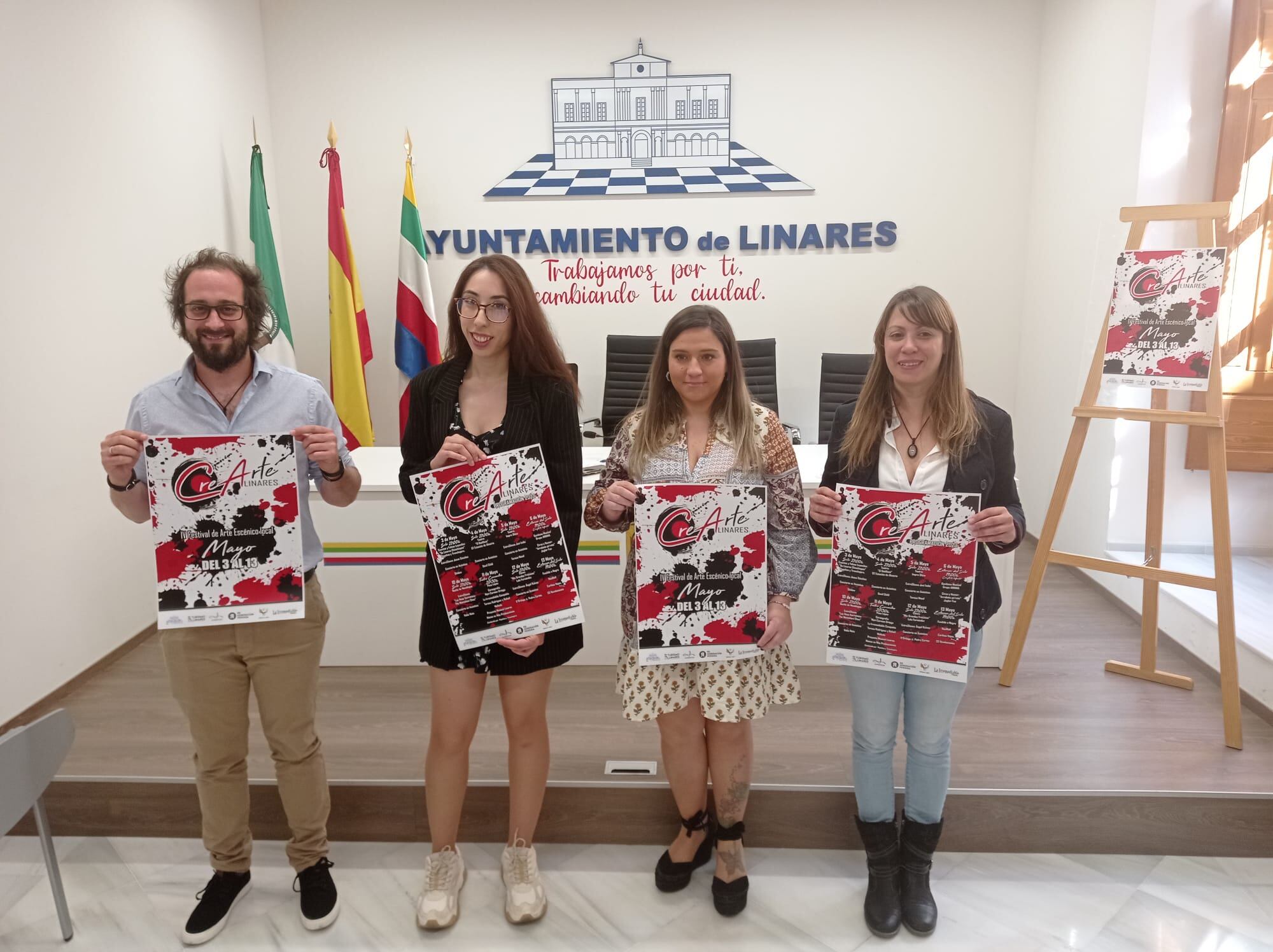 Presentación del Festival CreArte 2023 en Linares