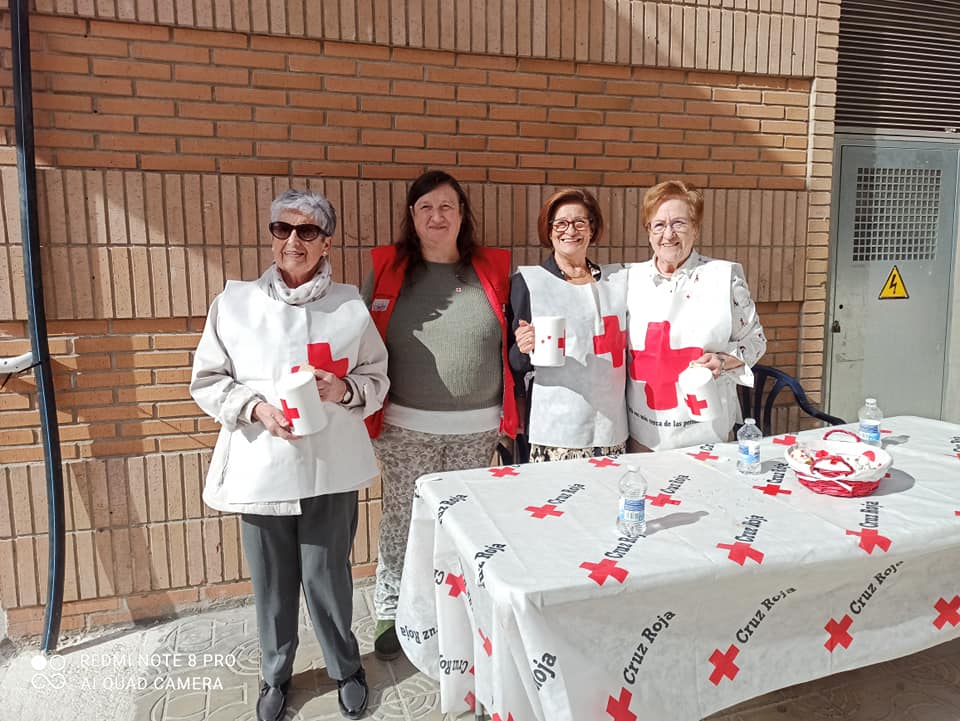 Voluntarias de la Cruz Roja en Villena