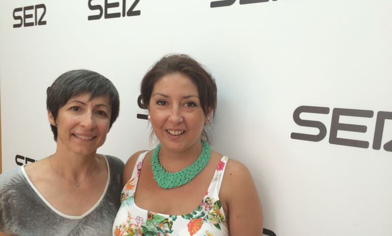 Ángeles Guevara y Elisa Aráez, enfermera y paciente.