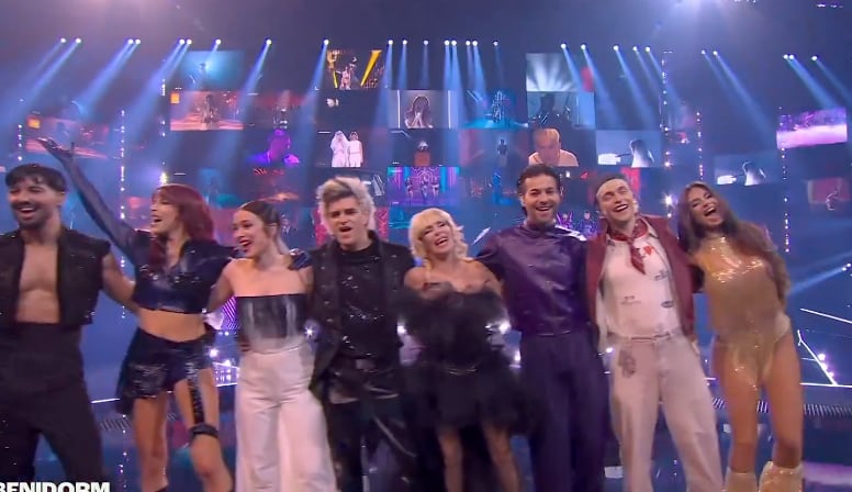 Momento del homenaje al Benidorm Fest en la gran final del festival / RTVE