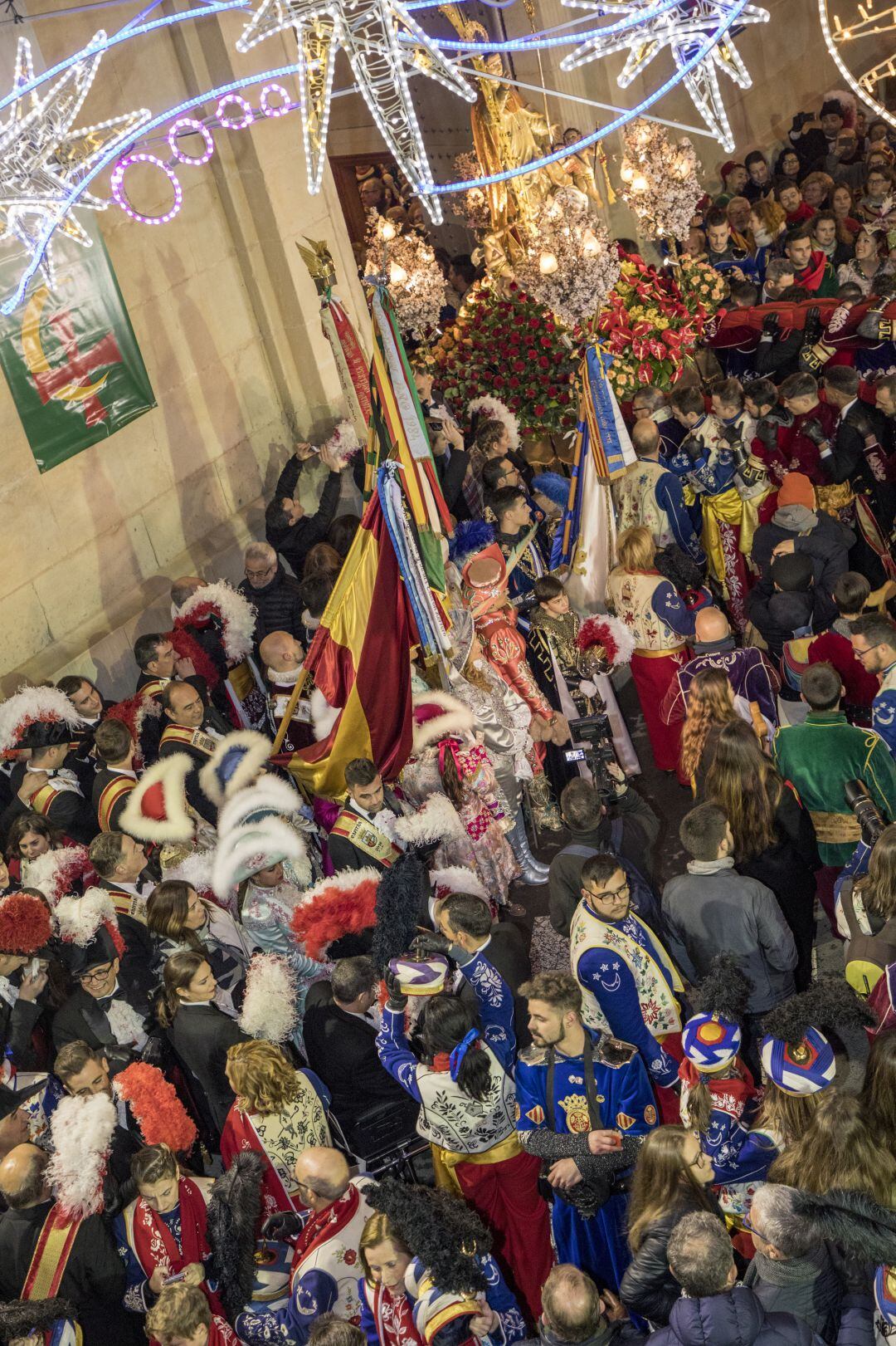 Fiestas de Moros y Cristianos en honor a San Blas de Sax 