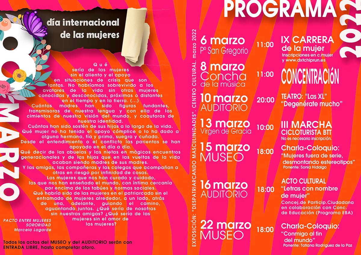 Programa completo de actividades