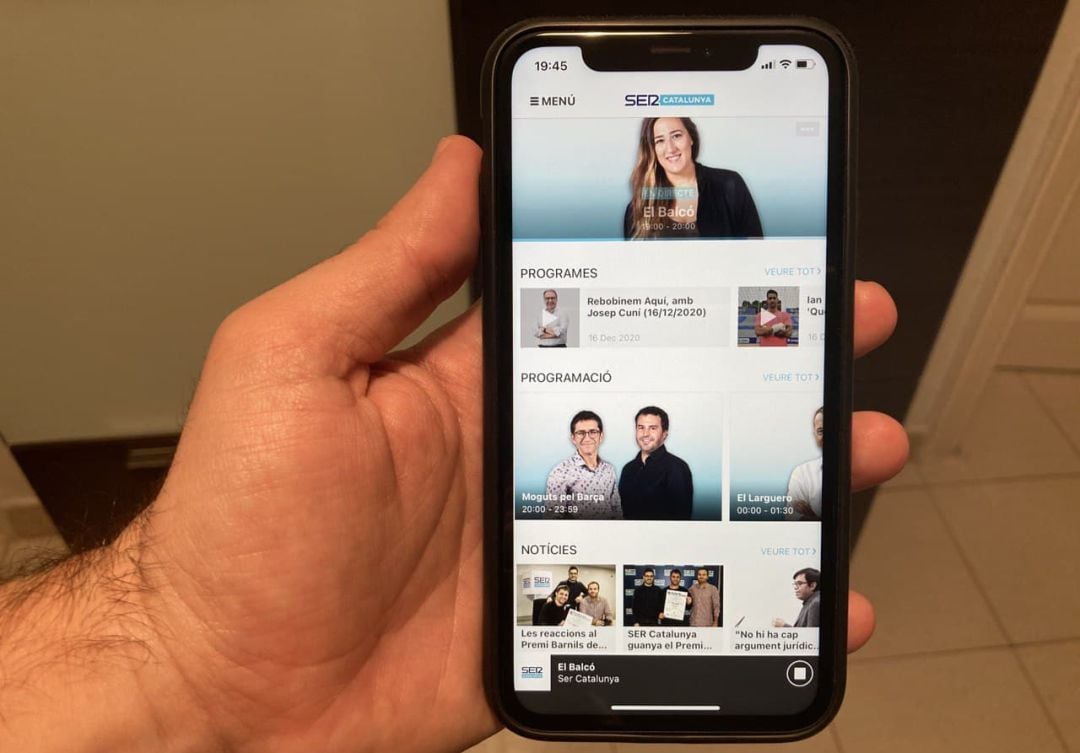 La nova versió de l'app de SER Cataluna