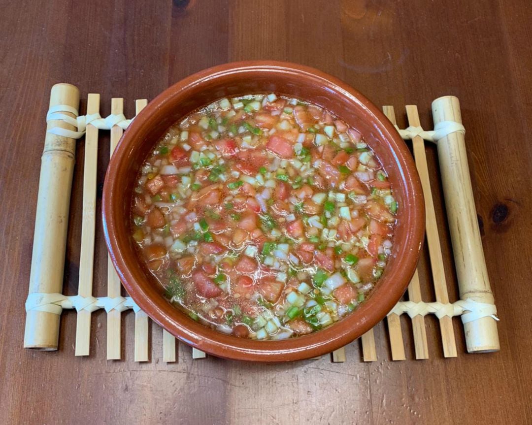 El Chambao o gazpacho picado de la Axarquía