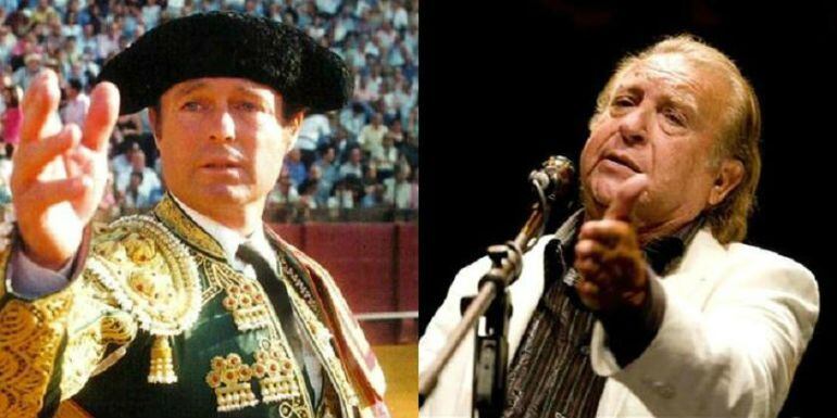 El torero Pepe Luis Vázquez y el cantaor Juan Peña &#039;El Lebrijano&#039;