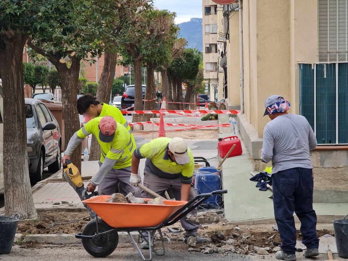 Elda inicia las obras para la mejora de la accesibilidad de la calle Dr. Fleming, en San Francisco de Sales