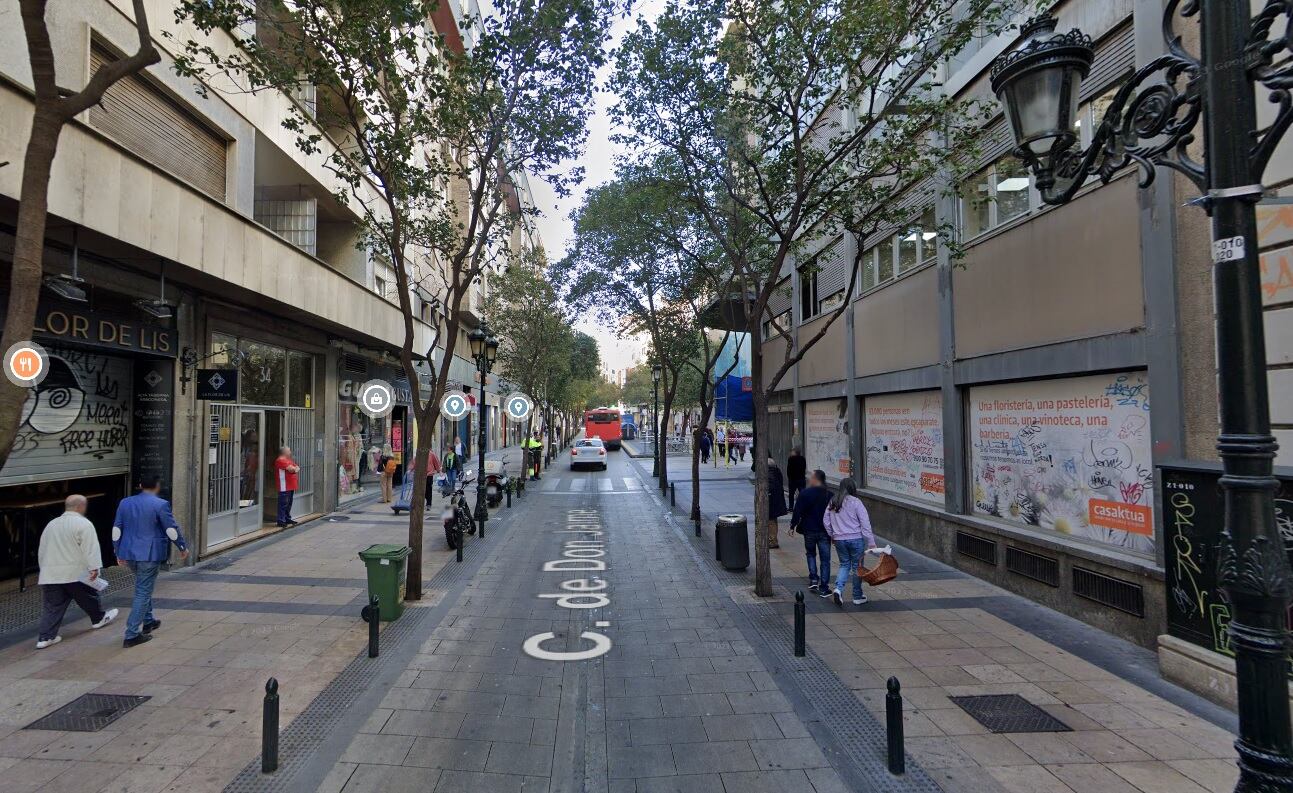 Imagen archivo de la calle Don Jaime de Zaragoza