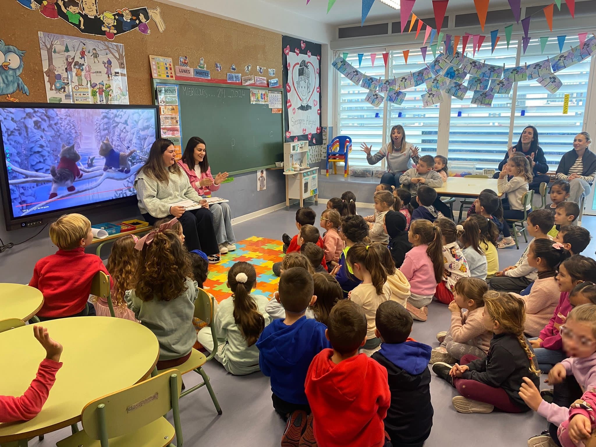 Aula de infantil en el Colegio Salesianos de Cartagena