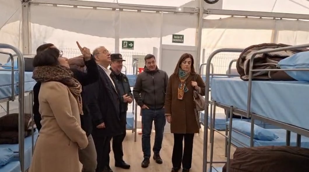 Visita a la carpa de Formentera