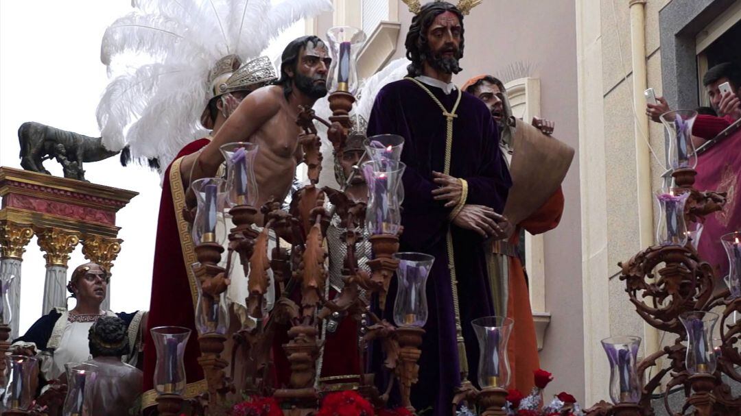 Momento de la Semana Santa de Almería.