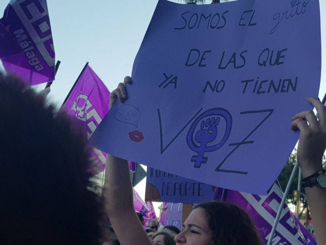 Manifestación del 8M en Málaga