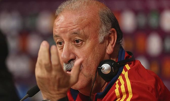 Del Bosque contesta a un periodista