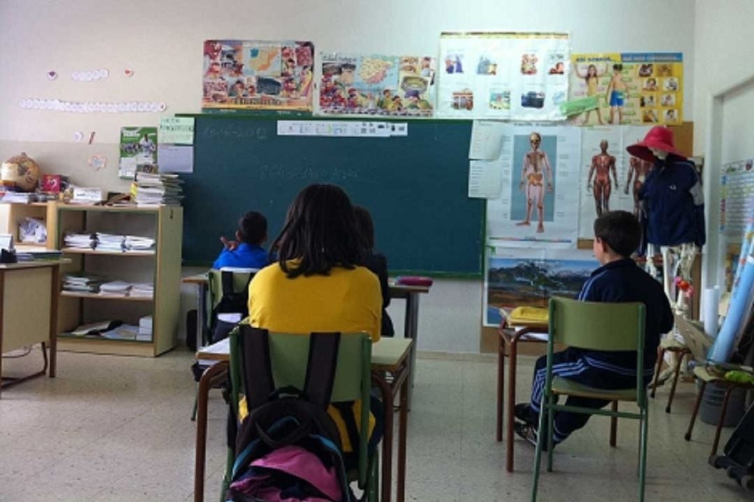 Aula escolar de unos de los centros de enseñanza de la provincia.