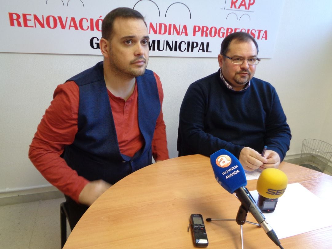 Rubén Moro (izq) y Eusebio Martín, miembros de RAP