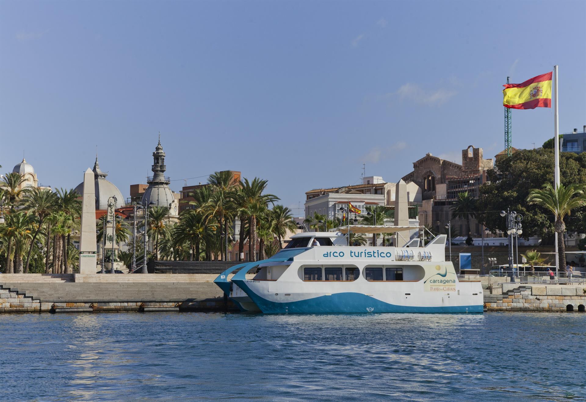 El barco turístico de Cartagena Puerto de Culturas realizará paseos especiales durante la 'Ocean Race 2025'