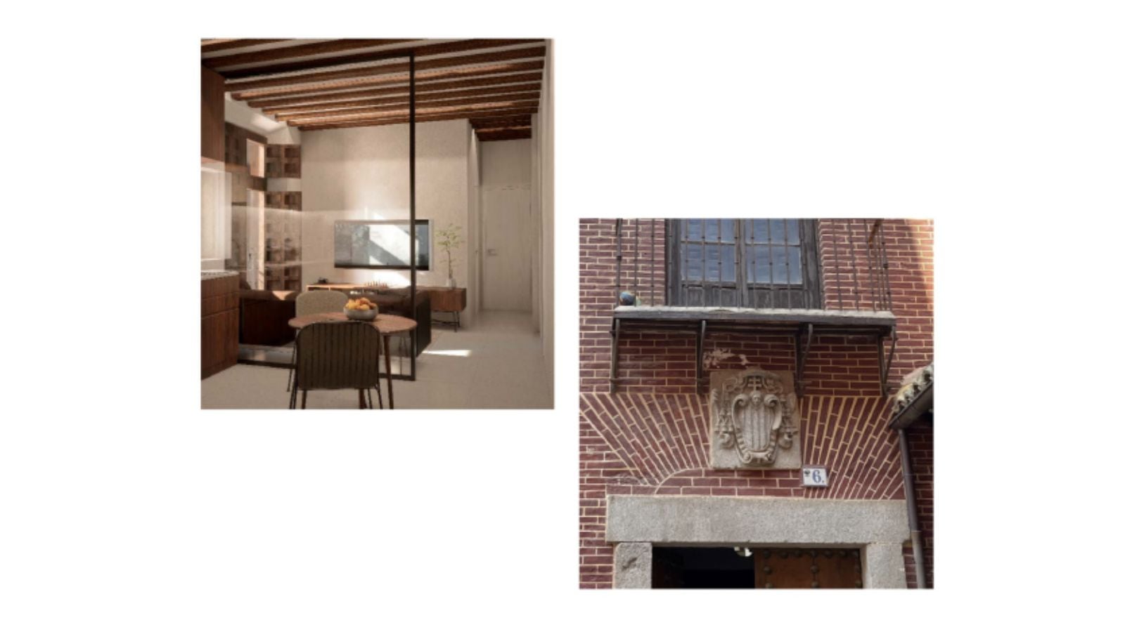 Imagen de cómo será una de las viviendas en el convento de las Capuchinas de Toledo