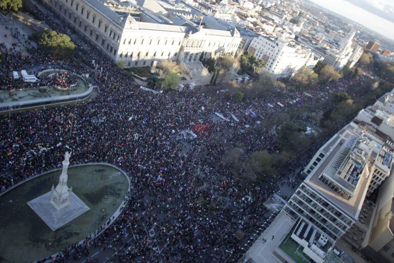 &#039;Marcha de la Dignidad&#039; en Madrid el pasado 22 de marzo de 2014