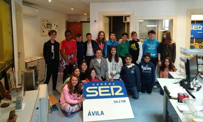 Grupo de alumnos del CP Juan de Yepes