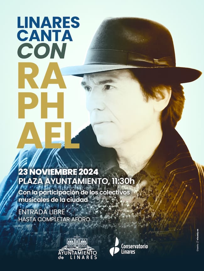 Imagen promocional de 'Linares canta con Raphael'.
